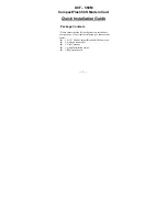 Preview for 1 page of D-Link DCF-560M Quick Installation Manual