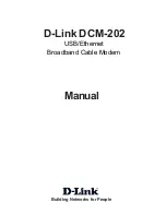 Preview for 1 page of D-Link DCM202 - Express Ethernetwork DOCSIS 2.0 Cable Modem Manual