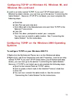 Preview for 11 page of D-Link DCM202 - Express Ethernetwork DOCSIS 2.0 Cable Modem Manual