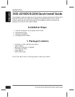 Preview for 2 page of D-Link DCS-2210 Quick Installation Manual