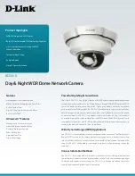 Preview for 1 page of D-Link DCS-6111 Specifications