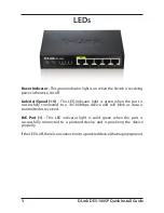 Preview for 3 page of D-Link DES-1005P Quick Install Manual