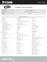 Preview for 3 page of D-Link DES-1210-08P Specifications