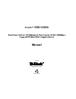 Preview for 1 page of D-Link DES-1226G Manual