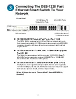 Preview for 4 page of D-Link DES-1228 - Web Smart Switch Quick Installation Manual