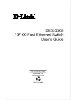 D-Link DES-3208 User Manual preview