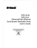 D-Link DFE-916 User Manual preview