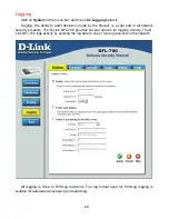 Preview for 24 page of D-Link DFL-700 - Security Appliance Product Manual