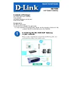 Preview for 1 page of D-Link DG-102S Quick Install Manual