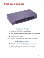 Preview for 3 page of D-Link DG-102SP Manual