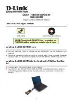 Preview for 2 page of D-Link DGE-660TD Quick Installation Manual