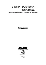 D-Link DGS-1016A User Manual preview