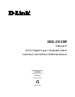 Preview for 1 page of D-Link DGS-3212SR Command Line Interface Reference Manual