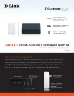 D-Link DHP-541 Datasheet preview