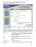 Preview for 23 page of D-Link DI-524 - AirPlus G Wireless Router Owner'S Manual