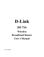 D-Link DI-714 User Manual preview