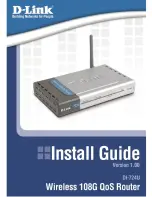 D-Link DI-724U - Wireless 108G QoS Office Router Install Manual preview