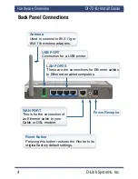 Preview for 4 page of D-Link DI-724U - Wireless 108G QoS Office Router Install Manual