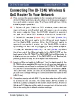 Preview for 5 page of D-Link DI-724U - Wireless 108G QoS Office Router Install Manual