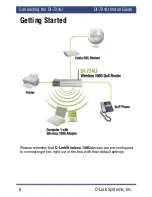 Preview for 6 page of D-Link DI-724U - Wireless 108G QoS Office Router Install Manual