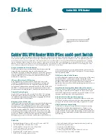 Preview for 1 page of D-Link DI-804V Brochure & Specs