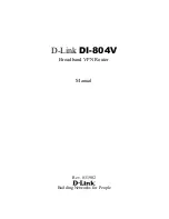 Preview for 1 page of D-Link DI-804V Owner'S Manual