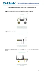 Preview for 1 page of D-Link DIR-X5460 Technical Support Setup Procedure