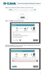 Preview for 3 page of D-Link DIR-X5460 Technical Support Setup Procedure