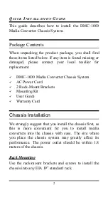 Preview for 2 page of D-Link DMC 1000 - Modular Expansion Base Quick Installation Manual