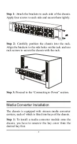 Preview for 3 page of D-Link DMC 1000 - Modular Expansion Base Quick Installation Manual