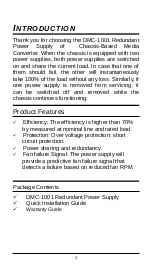 Preview for 2 page of D-Link DMC-1001 - Power Supply - hot-plug Quick Installation Manual