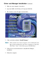 Preview for 2 page of D-Link DMP-210 - 32 MB Digital Player Quick Install Manual