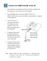 Preview for 3 page of D-Link DMP-210 - 32 MB Digital Player Quick Install Manual