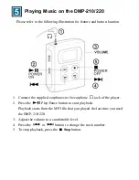 Preview for 6 page of D-Link DMP-210 - 32 MB Digital Player Quick Install Manual