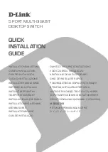 Preview for 1 page of D-Link DMS-105 Quick Installation Manual