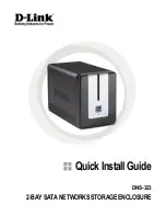 D-Link DNS-323 - Network Storage Enclosure NAS... Quick Install Manual preview