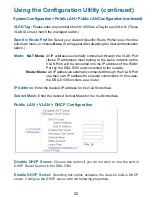 Preview for 22 page of D-Link DSA 5100 - Airspot - Gateway Manual