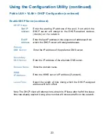 Preview for 23 page of D-Link DSA 5100 - Airspot - Gateway Manual