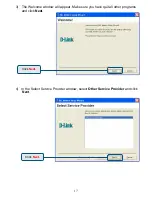 Preview for 17 page of D-Link DSL-200 Quick Installation Manual