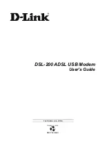 D-Link DSL-200 User Manual preview