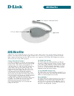 Preview for 1 page of D-Link DSL-24MF - POTS Filter Specifications