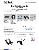 Preview for 28 page of D-Link DSL-2542B Quick Installation Manual