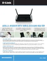 D-Link DSL-2740B Brochure & Specs preview