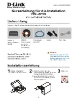 Preview for 6 page of D-Link DSL-320B Quick Installation Manual