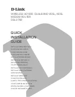 D-Link DSL-3782 Quick Installation Manual preview