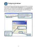 Preview for 3 page of D-Link DSL-380T Quick Instruction Manual