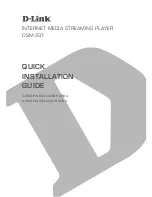 Preview for 1 page of D-Link DSM-331 Quick Installation Manual