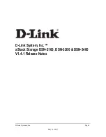 D-Link DSN-2100 Release Notes preview