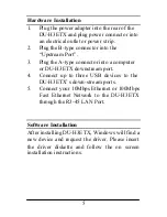 Preview for 7 page of D-Link DU-H3ETX User Manual