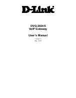 Preview for 2 page of D-Link DVG-2024S User Manual